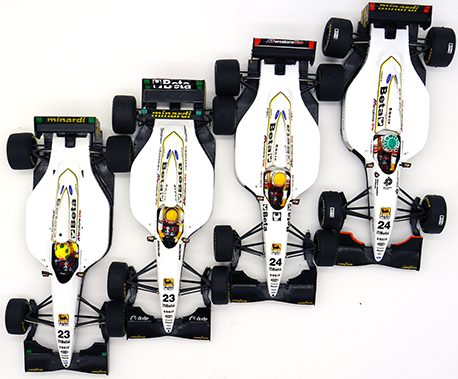 MINARDI, TAMEO ,F1, 1993 ,FORMULA 1 ,1/43 SCALE ,FITTIPALDI