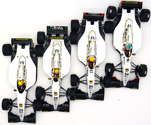 MINARDI, TAMEO ,F1, 1993 ,FORMULA 1 ,1/43 SCALE ,FITTIPALDI 